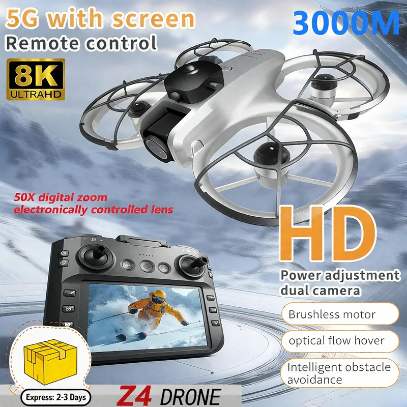 Drone Multispectral - Novo Drone MINI Z4 4K Profissional