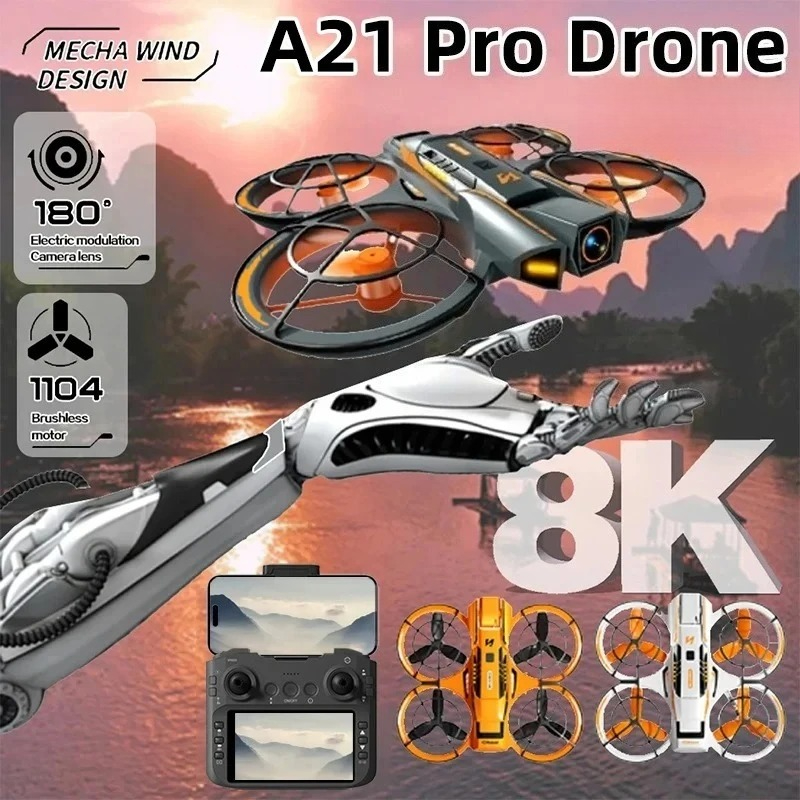 Drone Multispectral - Drone Original A21 Pro 4K Profissional
