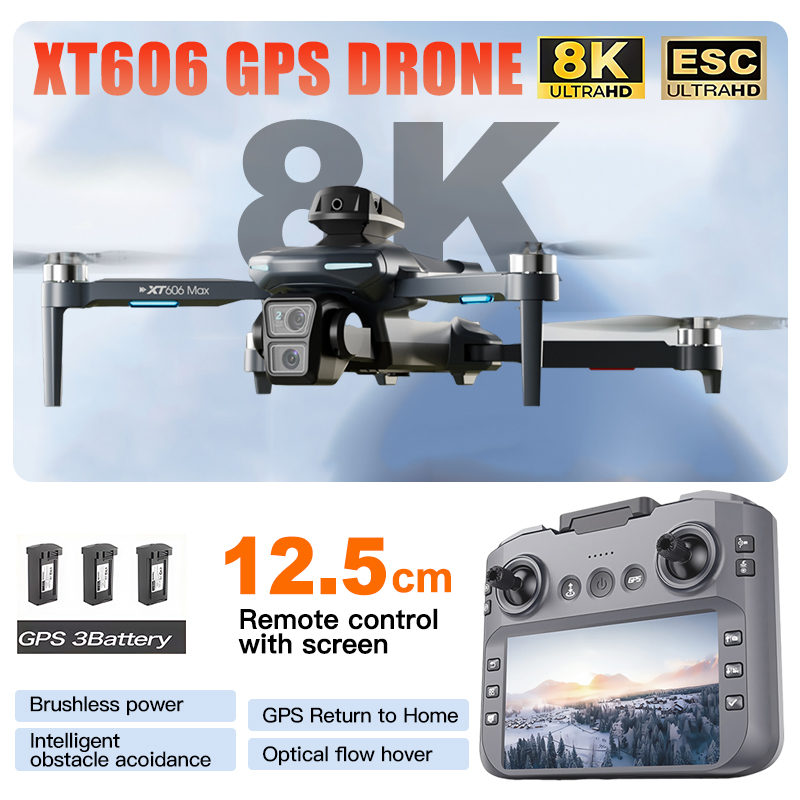 Drone XT606 MAX 3 com Câmera P - Drone Thermal Imaging avaliação e preço