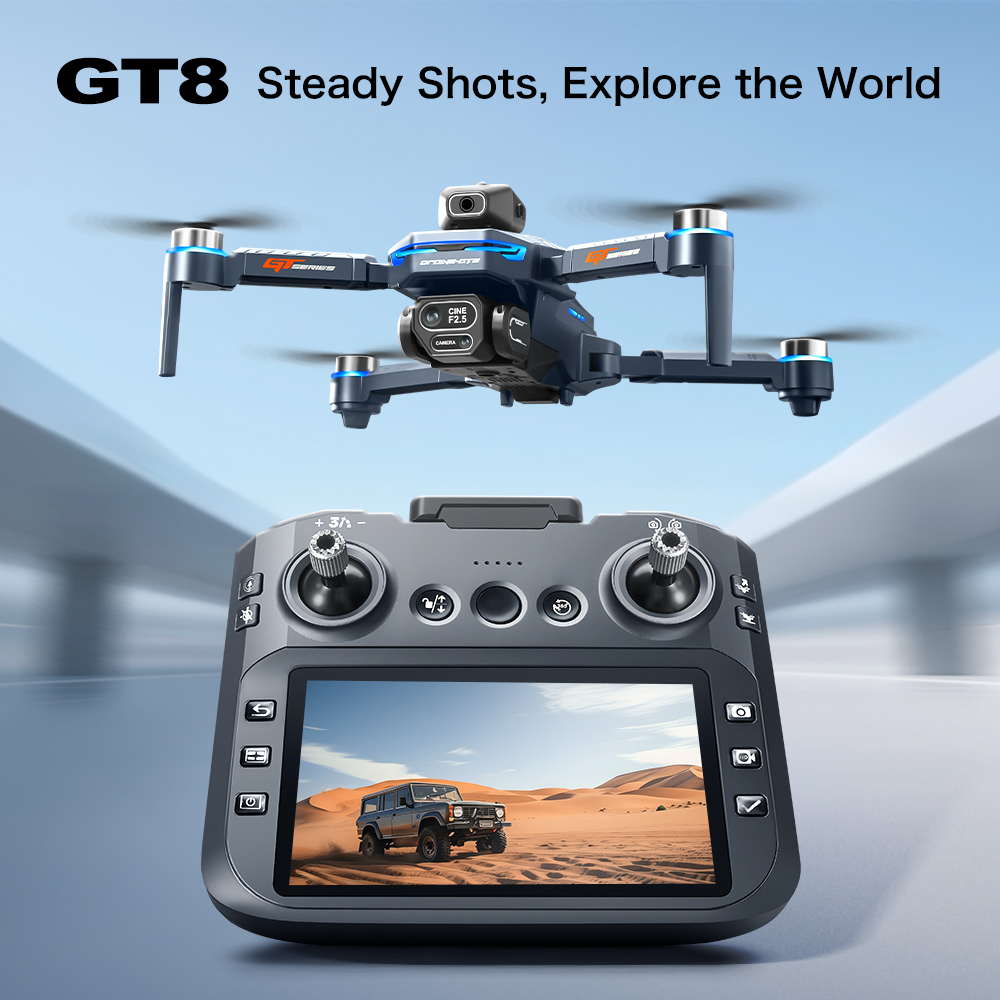 Drone Dobrável GT8 Max com Câm - Drone Multispectral avaliação e preço