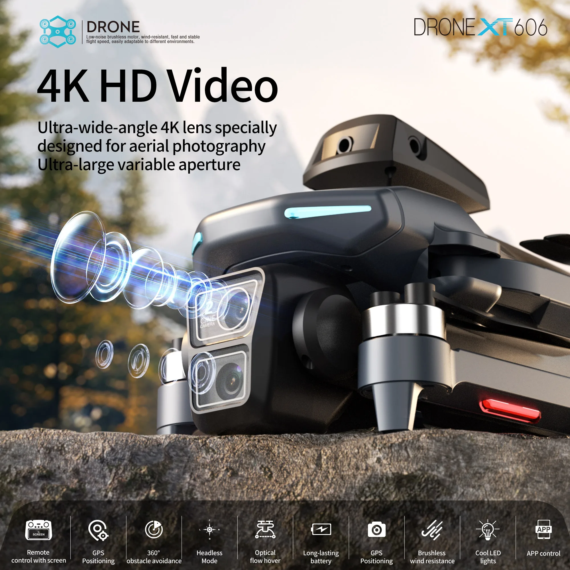 Drone Original XT606 MAX GPS 4 - Drone Multispectral avaliação e preço