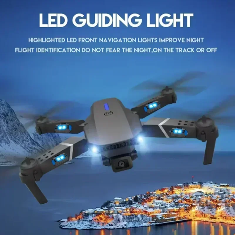 E88 pro wifi fpv drone grande  - Drone Lidar avaliação e preço