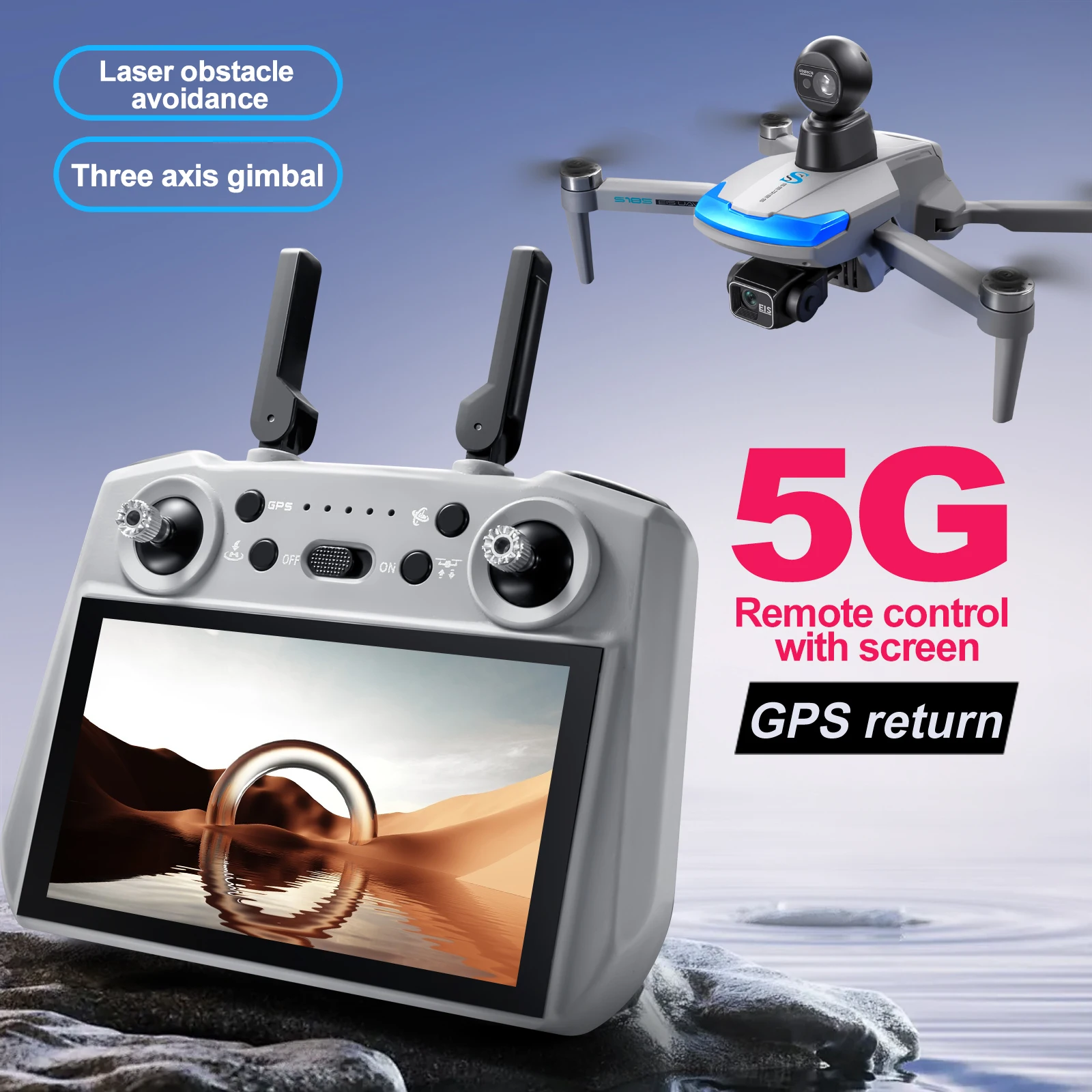 S185 drone profissional 2.7k h - Drone Multispectral avaliação e preço