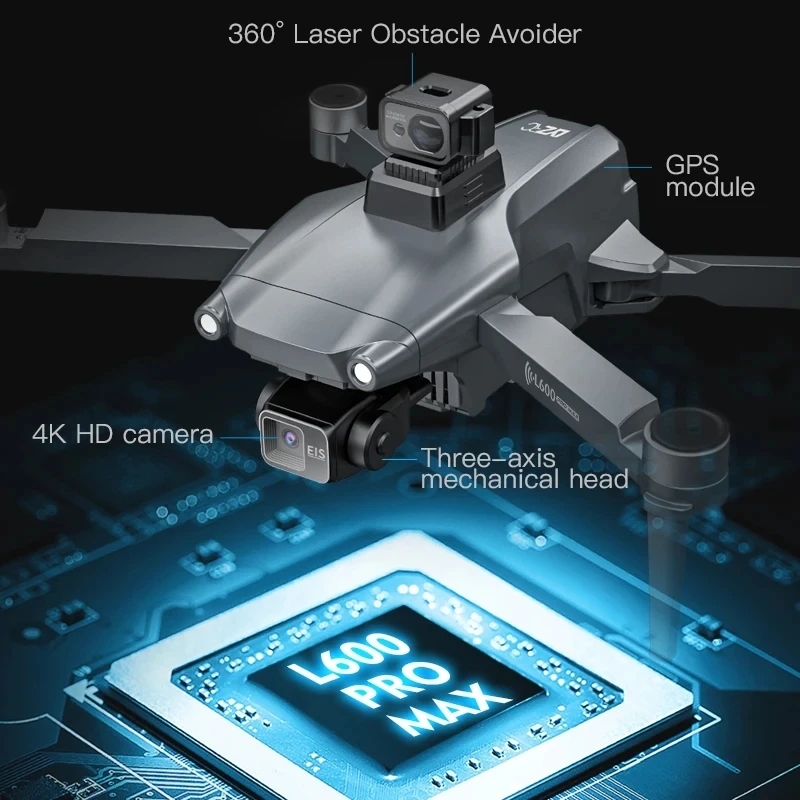 L600 pro max gps drone profiss - Drone Multispectral avaliação e preço