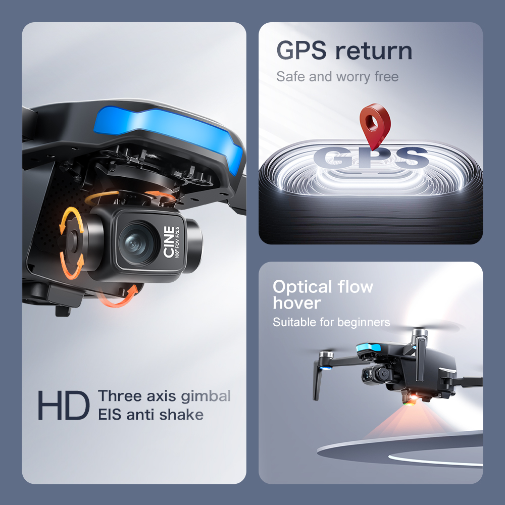 Drone GPS Original S-X1 com câ - Drone Multispectral avaliação e preço