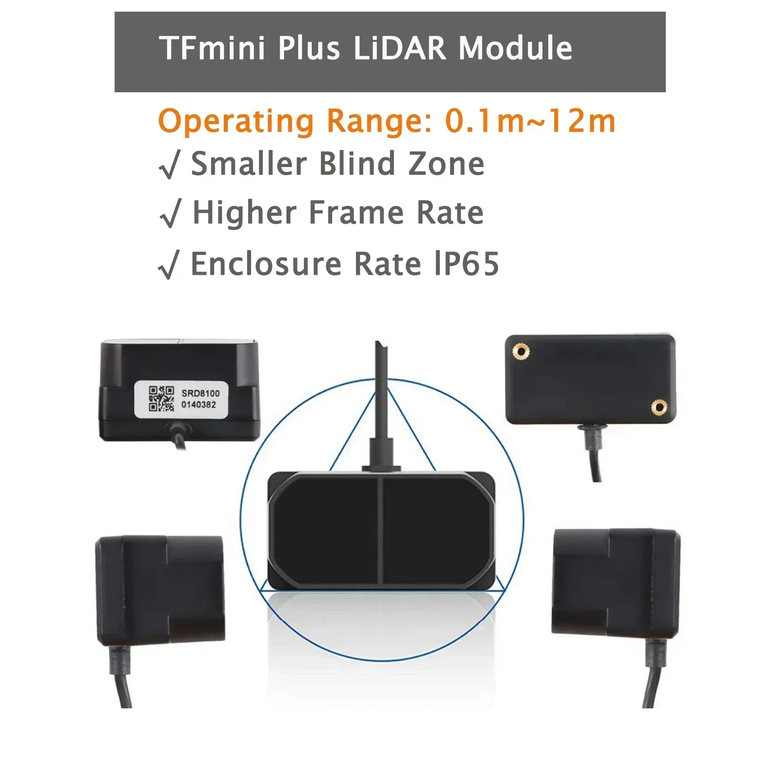 Módulo Sensor LiDAR TFmini Plu - Drone Lidar avaliação e preço