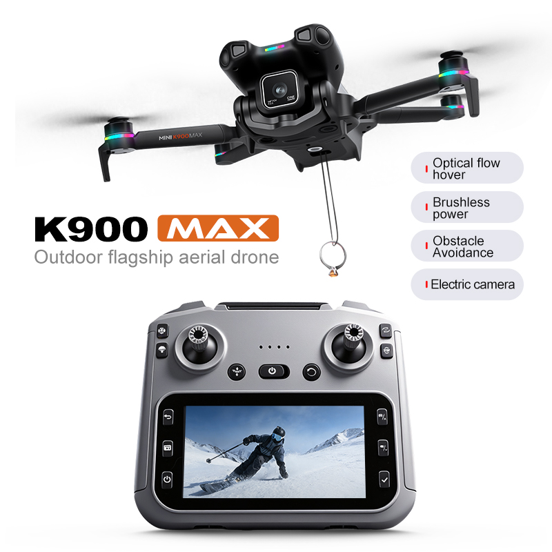 Novo Drone K900 MAX GPS com Câ - Drone Multispectral avaliação e preço