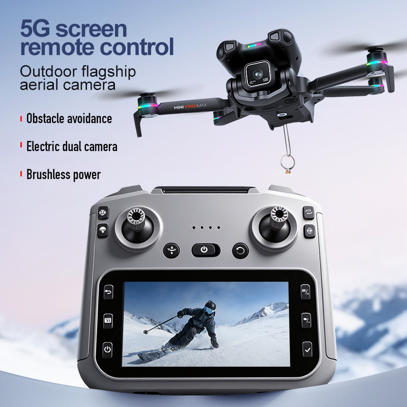 Novo Drone K900 MAX GPS com Câ - Drone Multispectral avaliação e preço